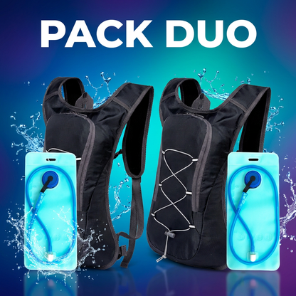 Oferta Pack Duo – dos mochilas de hidratación con bolsas de agua de 2L